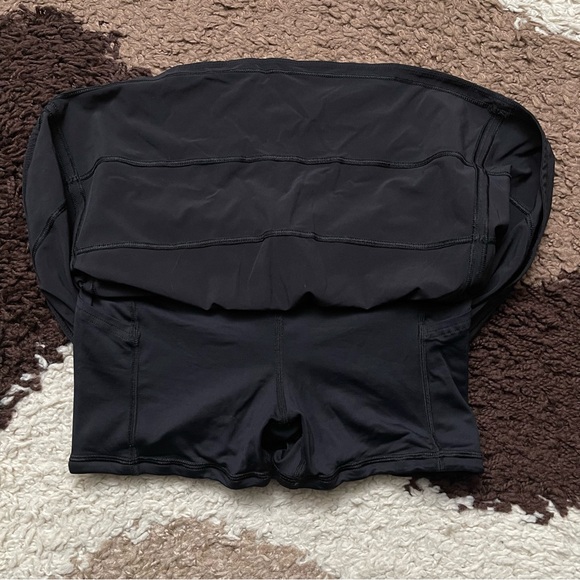 TALL Lululemon Pace Rival Skirt Sz 2 *4-way Stretch 15" In 
Black - Picture 8 of 11